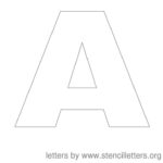 Free Large Printable Letter Stencils Letter Stencils Printables Free