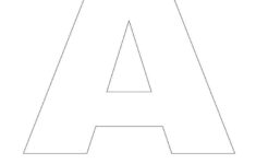 Free Large Printable Letter Stencils Letter Stencils Printables Free