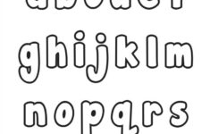 Free Lowercase Bubble Letters To Print Freebie Finding Mom Bubble