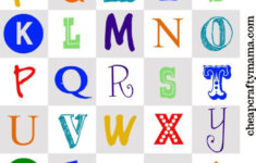 Free Printable Alphabet Letters Letter Worksheets