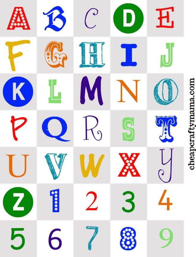 Free Printable Alphabet Letters Letter Worksheets