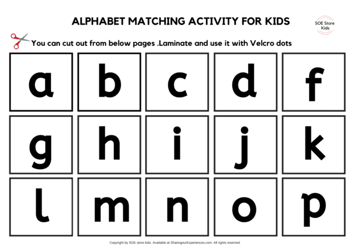 FREE Printable Alphabet Letters Upper And Lower Case PDF