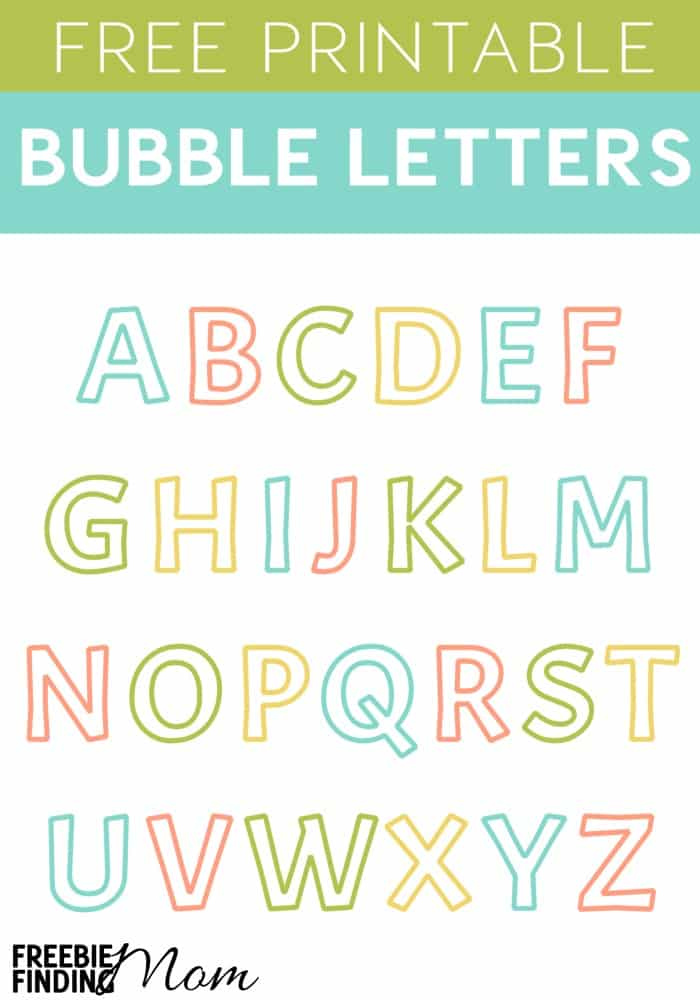 Letters FREE Printable