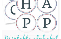 Free Printable Banner Letters For Making A DIY Sign