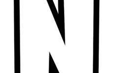 Free Printable Bubble Letter Stencils Bubble Letter N Stencil