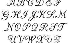 Free Printable Calligraphy Letters