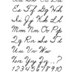Free Printable Cursive Alphabet Letters Cursive Alphabet Printable