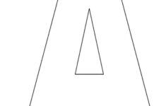 Free Printable Individual Alphabet Letters Teach Your Kids Their ABCs