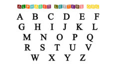 Free Printable Letters Activity Shelter