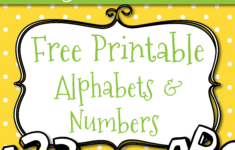 Free Printable Letters And Numbers For Crafts