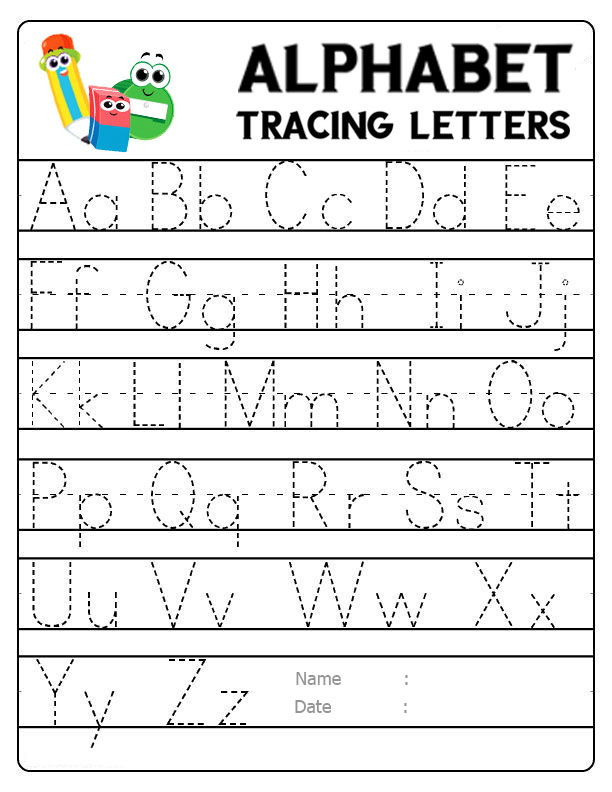 Free Printable Letters To Trace Alphabet Letter Tracing Printables 