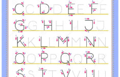Free Printable Letters To Trace Free Printable Alphabet Tracing
