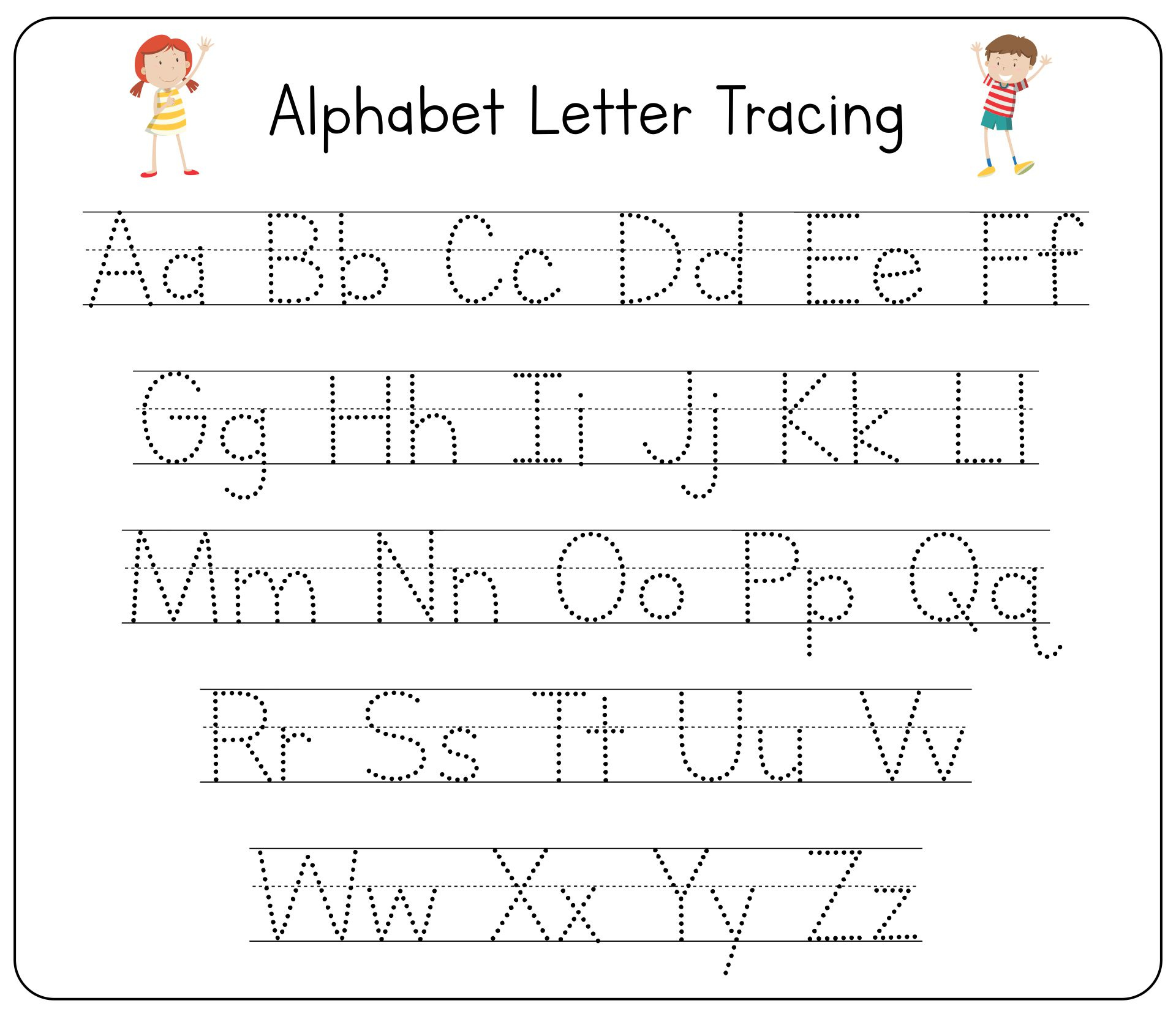 Free Printable Letters To Trace Tracing Letters Alphabet Tracing 