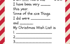 Free Printable Santa Letters For Kids