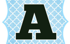 Free Printables Free Printable Letters Free Printable Banner Letters