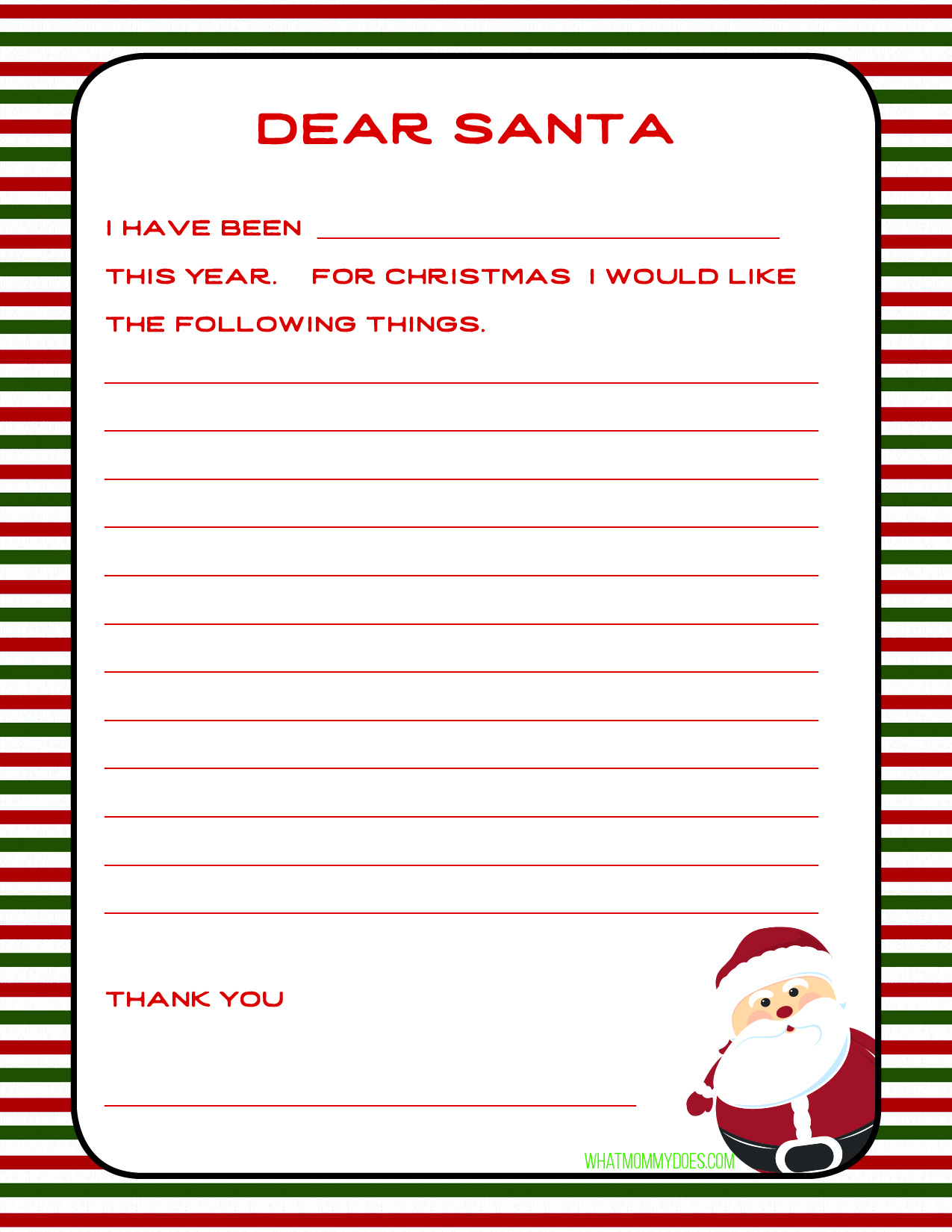 Free Santa Letter Templates How To Mail A Letter To Santa What 