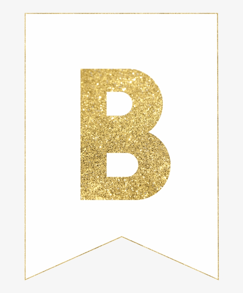 Gold Free Printable Banner Letters Happy Birthday Banner Printable 