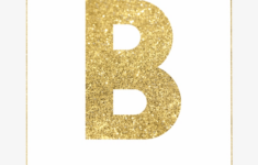 Gold Free Printable Banner Letters Happy Birthday Banner Printable