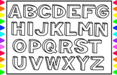 How To Draw 3D Alphabet Letters Kids Drawing And Coloring Alphabets