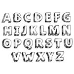 How To Draw 3D Letters Lettering Alphabet Drawing Letters Lettering