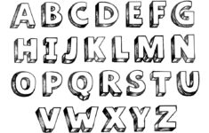 How To Draw 3D Letters Lettering Alphabet Drawing Letters Lettering