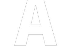 Large Alphabet Stencils Alphabet Stencils Large Alphabet Stencils