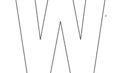Large Letter W Template Alphabet Letter W Template For Kids jpg 2 000