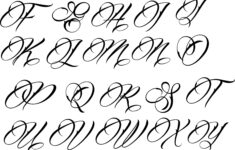 Large Letters Fancy Font Lettering Alphabet Lettering Alphabet