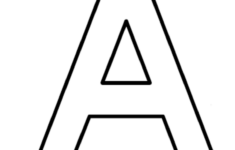 Letter A Printable Activity Shelter