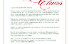 Letter From Santa Free Printable EDITABLE Skip To My Lou