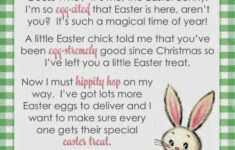 Letter From The Easter Bunny Easter Bunny Letter Easter Bunny