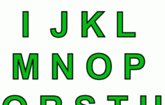 Mixer Printable Alphabets