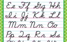 Modern Cursive Chart TCR7641 Teacher Created Resources