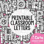 Printable Bulletin Board Letters From The Pond