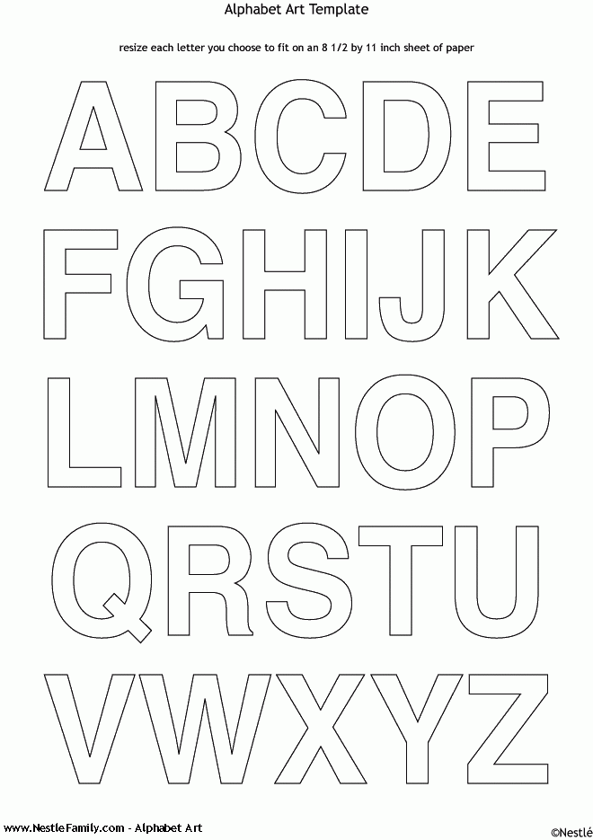 Printable Letters Cut Out 7 Best Images Of Free Printable Alphabet 