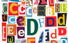 Printable Magazine Letters Teach Me How