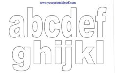 Printable PDF LowerCase Alphabet Letters Lettering Alphabet Alphabet