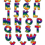 Rainbow Alphabet Printable Letters Alphabet Letters To Print