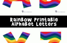Rainbow Alphabet Printable Letters Woo Jr Kids Activities