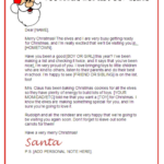 Santa Letter Stationary Official North Pole Mail Other Files