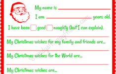 Santa Letter Template For Kids Dolls