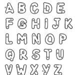 Simple Alphabet Worksheet To Print Lettering Alphabet Alphabet