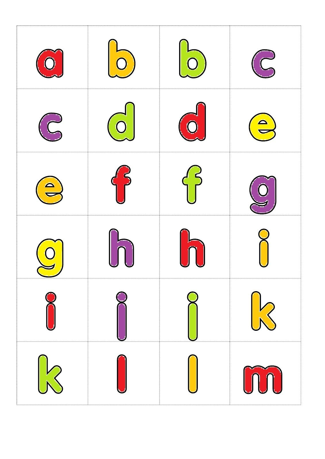 Small Alphabet Letters Printable Small Alphabets Lettering Alphabet 