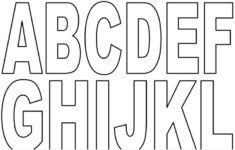 Small Printable PDF Alphabet Letters Alphabet Letters To Print