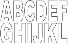 Small Printable PDF Alphabet Letters Alphabet Letters To Print