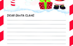 Start A Holiday Tradition With This Letter To Santa Printable The