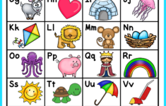 This FREE Printable Alphabet Chart Is Perfect To Help Your Kindergarten