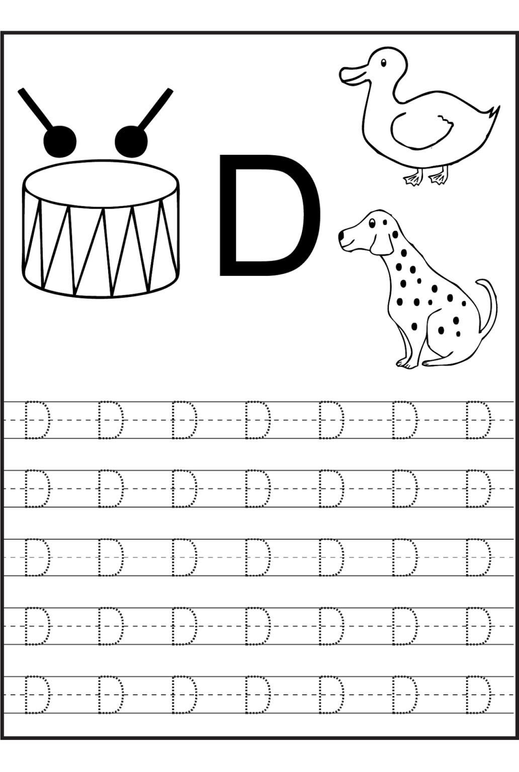 Traceable Letters Free Activity Shelter | Printable Letters to Cut Out