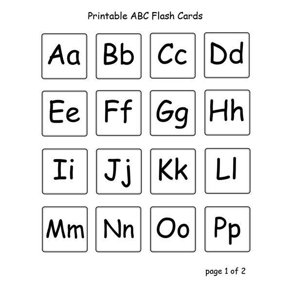 Upper And Lower Case Alphabet Letters Printable Preschool Three 