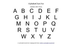 Uppercase Regular Alphabet Letter Chart In Pdf Alphabet Charts